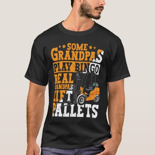 認定フォークリフト運転士Gr用フォークリフト Tシャツ (正面)