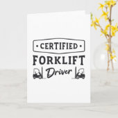 認定フォークリフト運転者フォークリフト カード (黄色い花)