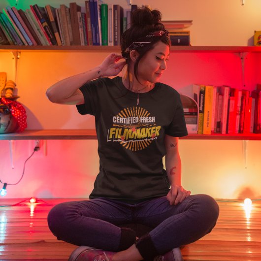 認定フレッシュフィルムメーカー – おもしろい映画 Tシャツ