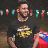 認定フレッシュフィルムメーカー – おもしろい映画 Tシャツ