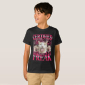 認定フレッ食べクセメント呪い猫おもしろい猫の私 Tシャツ (正面フル)