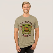認定フーディーカワイイカエルバーガー |  トライブレンドＴシャツ (正面全面)