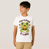 認定フーディーカワイイカエルバーガー | Tシャツ (正面フル)