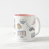 認定ホームボディソーシャル配信マ祝グ ツートーンマグカップ (正面右)