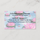 認定マッサージセラピーサービス 名刺 (正面)