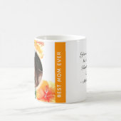 認定マ最高のマEver Oneフォト誕生日ギフト コーヒーマグカップ (中央)