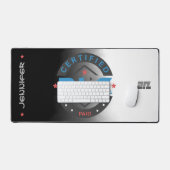 認定モダンDLCゲお洒落ームの白黒 デスクマット (キーボード&マウス)