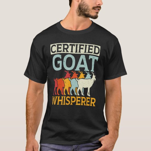 認定ヤギささやき牧場の動物 Tシャツ (正面)