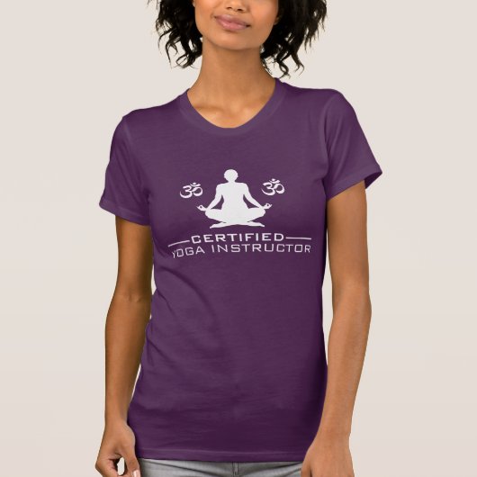認定ヨガインストラクター Tシャツ (正面)
