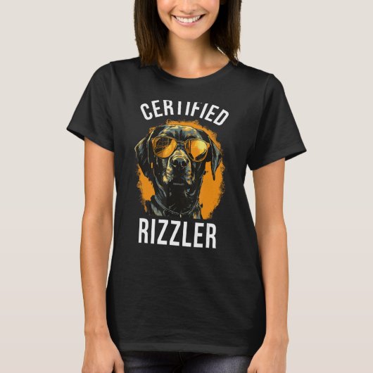 認定リズラー、おもしろいミーム、ミーム、W Rizz Tシャツ (正面)
