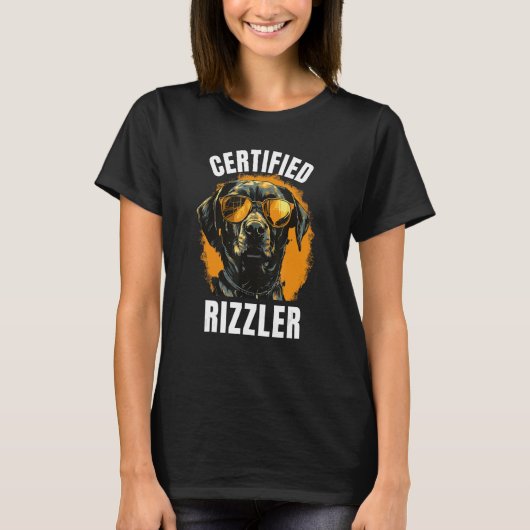 認定リズラー、おもしろいミーム、ミーム、W Rizz Tシャツ (正面)