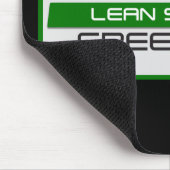 認定リーンシックスシグマグリーンベルト マウスパッド (コーナー)