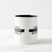 認定リーンシックスシグマブラックベルト11oz ツートーンマグカップ (中央)