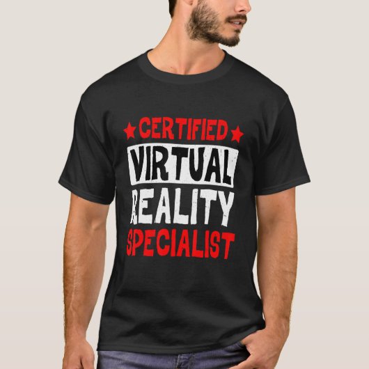 認定仮想現実スペシャリスト Tシャツ (正面)
