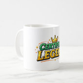 認定伝説王冠 コーヒーマグカップ (正面左)