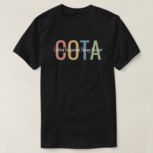 認定作業療法士 OTA Tシャツ (デザイン正面)