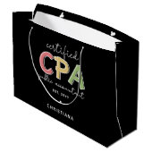 認定公認会計士（CPA） ラージペーパーバッグ (裏面アングル)
