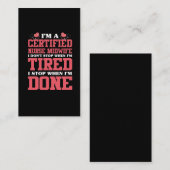 認定助産師キュートドゥラベビー誕生 名刺 (正面/裏面)