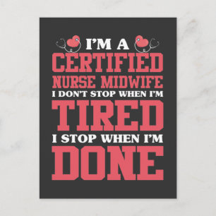 認定助産師可愛いドゥラベビー誕生 ポストカード