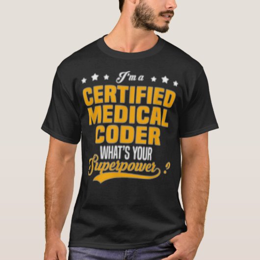 認定医療コーダー 1 Tシャツ (正面)