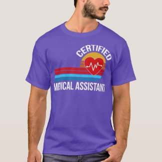 認定医療助手 Tシャツ