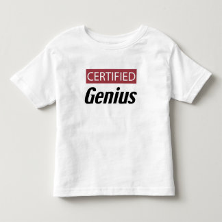 認定天才 トドラーTシャツ
