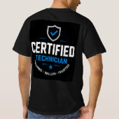 ✅認定技術者プロフェッショナルサービス✅ Tシャツ (裏面)