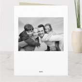 認定最高のパパエバ・ファザーズ・デイタイポグラフィ カード (裏面)