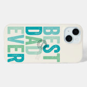 認定最高のパパEver Father's Dayタイポグラフィ Case-Mate iPhoneケース (裏面 (横))