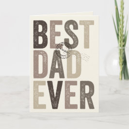 認定最高のパパEver Father's Day/誕生日 カード
