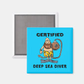 認定深いシーダイバー マグネット (正面/裏面)