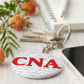 認定看護助手キーチェーン キーホルダー (側面)