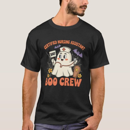 認定看護助手ブークルー幽霊 Tシャツ (正面)