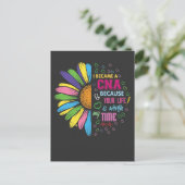 認定看護助手 – あなたの人生は価値がある ポストカード (スタンド正面)