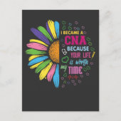 認定看護助手 – あなたの人生は価値がある ポストカード (正面)