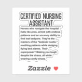 認定看護助手 シール (シート)