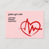 認定🩺看護助手 名刺 (正面)