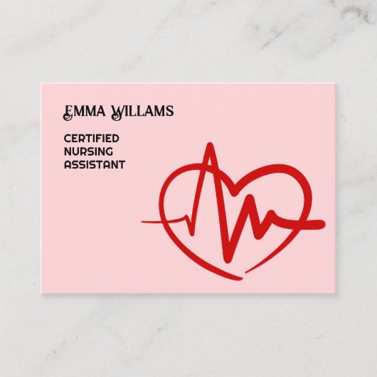 認定🩺看護助手 名刺 (正面)