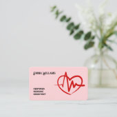 認定🩺看護助手 名刺 (スタンド正面)