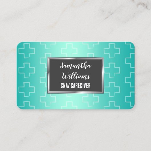 認定看護助手 名刺 (正面)