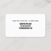 認定看護助手 名刺 (裏面)