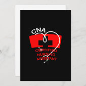 認定看護助手CNA看護子供部屋Gi 招待状 (正面/裏面)