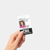 認定看護助手CNA ID写真バッジ バッジ (手持ち)