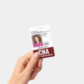 認定看護助手CNA ID写真バッジ バッジ (手持ち)