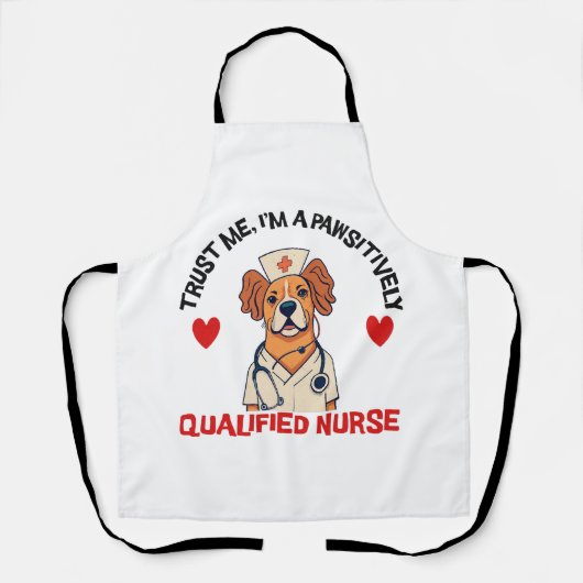 認定看護師のかわいい動物たち エプロン (正面)