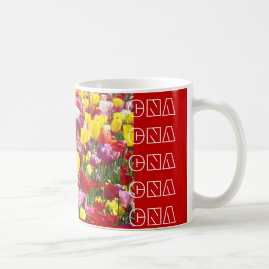 認定看護師コーヒーマグカップ チューリップの花 コーヒーマグカップ (右)