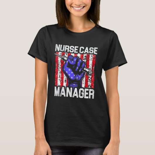認定看護師 ケースマネージャー Rn 管理職 4 Tシャツ (正面)