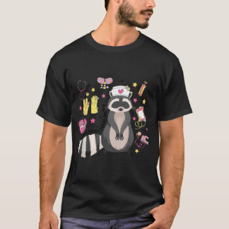 認定看護師 フローラル レイコー 看護師 動物 Tシャツ