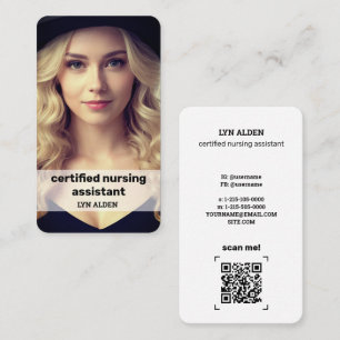 💉認定看護補助機能Instagram QR 名刺
