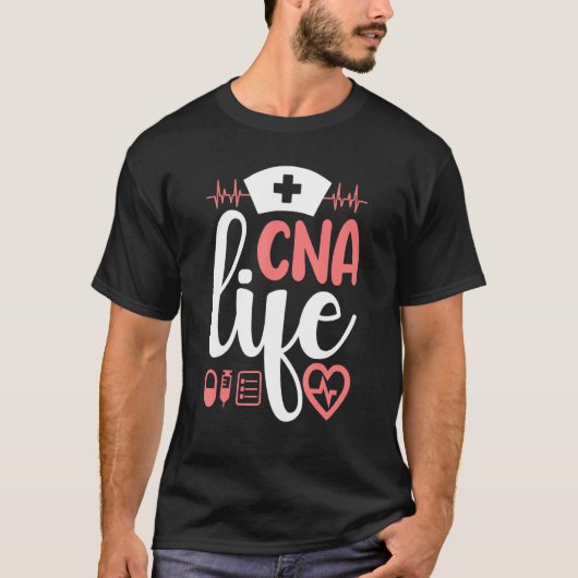認定看護補助週間CNAナース Tシャツ (正面)